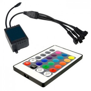 Controlador LEDS RGB IR REMOTE 12V BRANCO